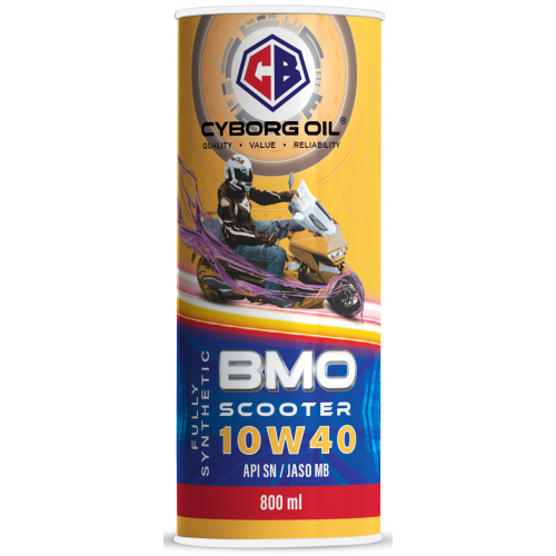 Cyborg Oil BMO Scooter  4T SAE 10W40 API SN Jaso MB